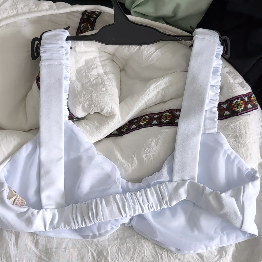 NWOT Free People Ruched Duo Bralette - Picture 8 of 9
